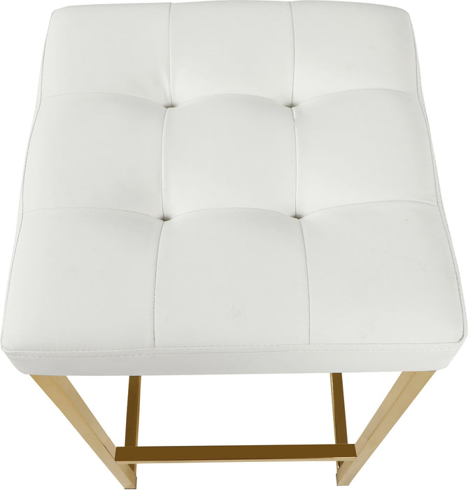Nicola Vegan Leather Upholstered Counter Stool