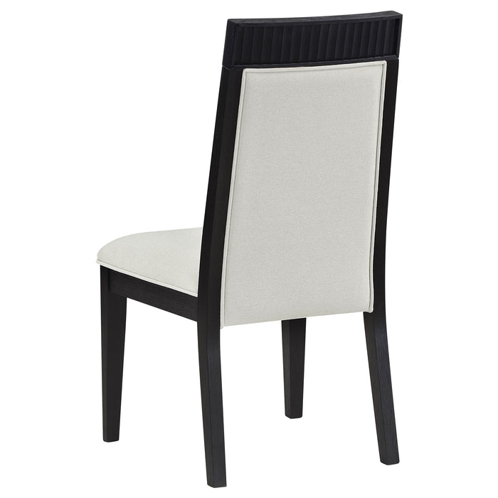 Brookmead 7-piece Extension Leaf Dining Table Set Black