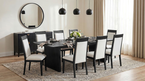 Brookmead Dining Side Chair Ivory and Black (Set of 2)
