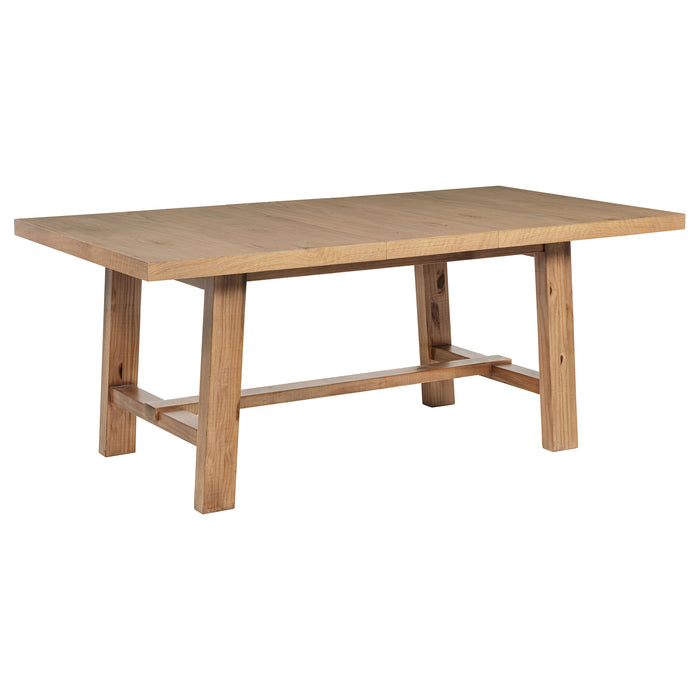 Middleton 7-piece Extension Leaf Dining Set Brown and Light Brown