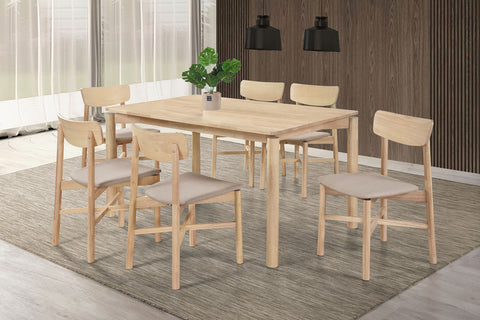 Silla de comedor Parkridge con acabado blanco lavado (juego de 2)