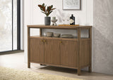Aparador buffet Crestmore de 52 pulgadas en nogal