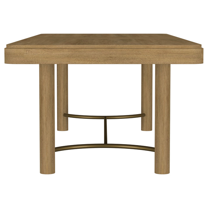 Arini 5-piece Extension Leaf Dining Table Set Sand Wash