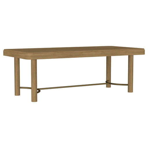 Arini 104-inch Extension Leaf Dining Table Sand Wash - Brown