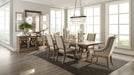 Brockway 7-piece Extension Leaf Dining Set Barley Brown