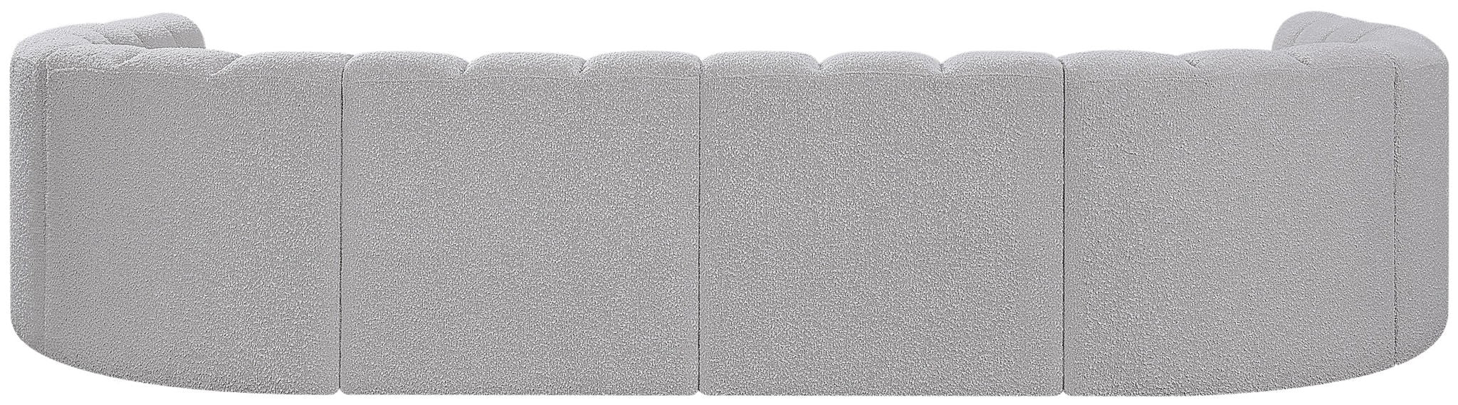 Arc 161" Boucle Fabric Upholstered 10pc. Modular Sectional