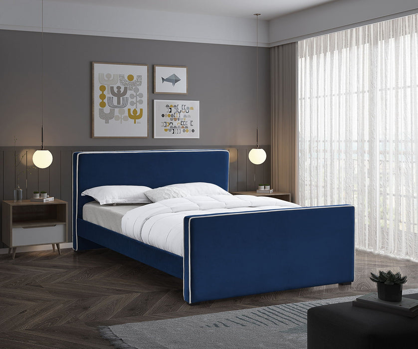 Dillard Velvet Upholstered Bed
