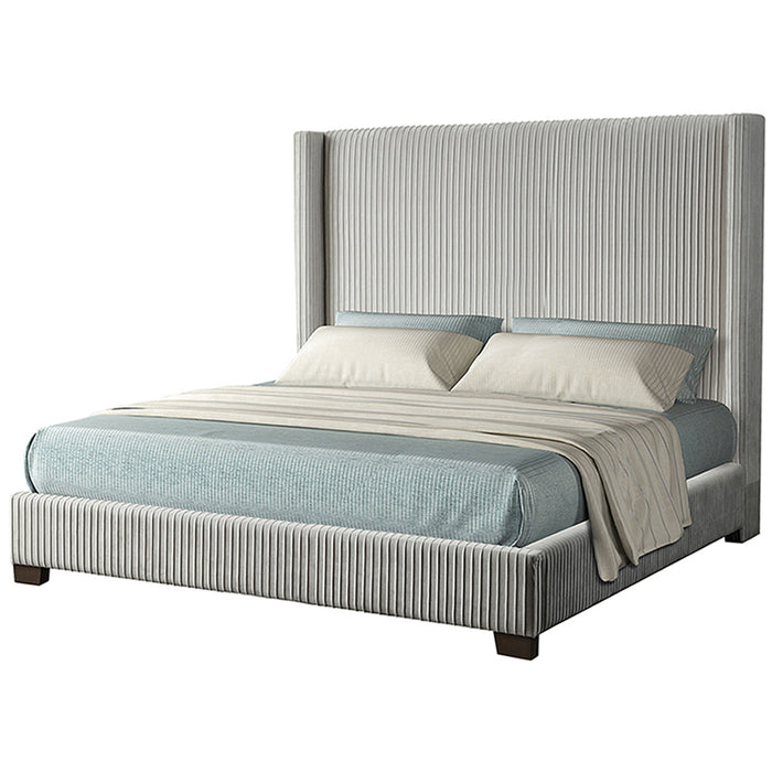 JENNIE UPHOLSTERED KING BED IN A BOX 1147-110