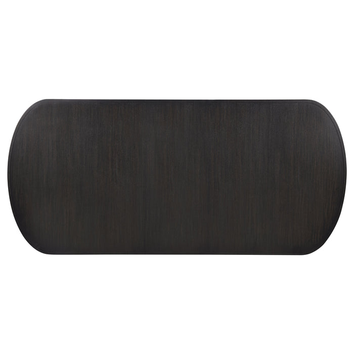 Leandro 9-piece Rectangular Dining Table Set Burnished Black