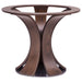 Naser Round Tulip Dining Table Base Dark Walnut