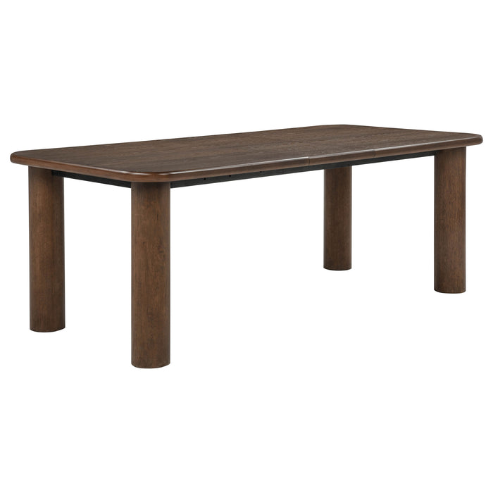 Juego de comedor extensible Faulkner de 7 piezas de 84" - crema