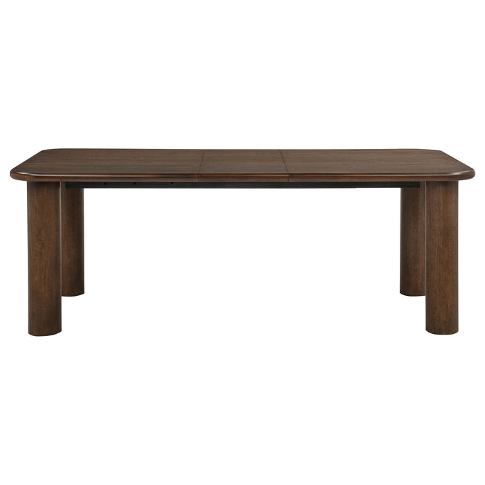 Juego de comedor extensible Faulkner de 7 piezas de 84" - crema