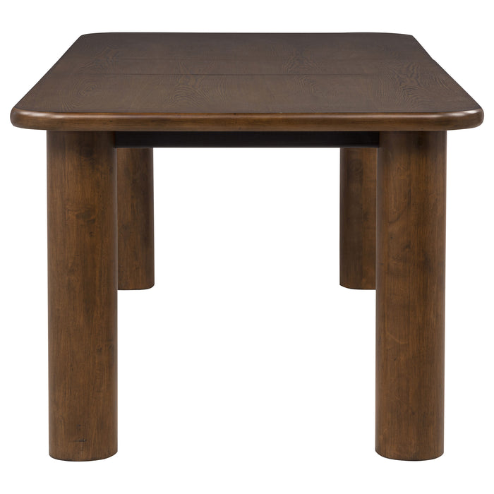 Juego de comedor extensible Faulkner de 7 piezas de 84" - crema
