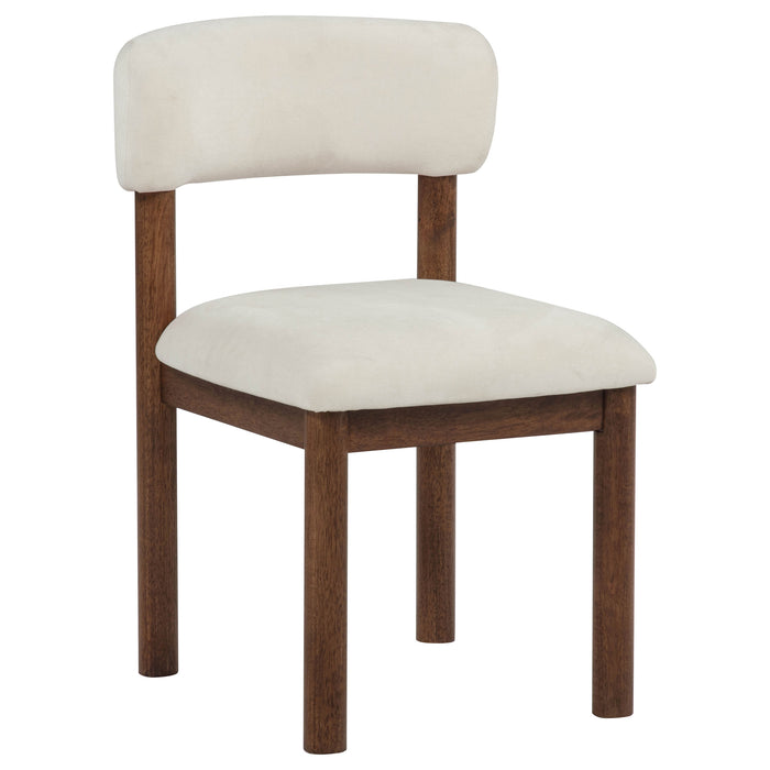 Juego de comedor extensible Faulkner de 7 piezas de 84" - crema