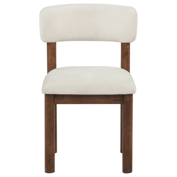 Juego de comedor extensible Faulkner de 7 piezas de 84" - crema