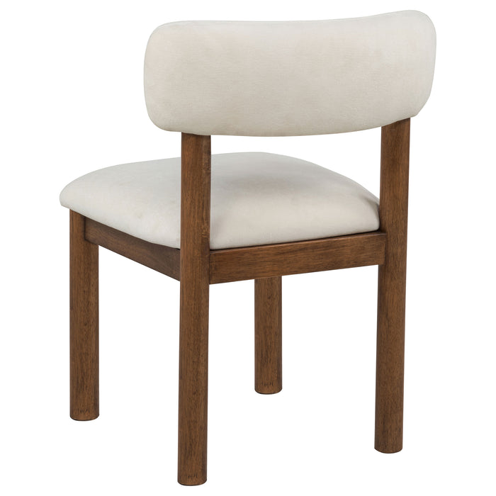 Juego de comedor extensible Faulkner de 7 piezas de 84" - crema
