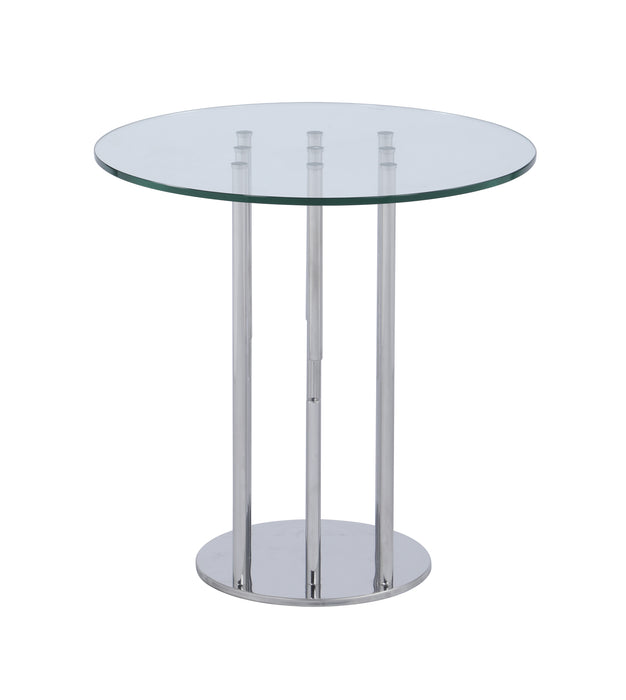 Contemporary Floating Pedestal Lamp Table 1158-LT