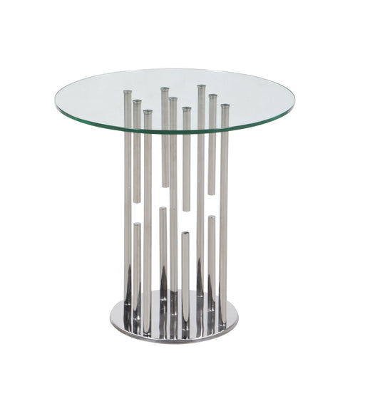 Contemporary Floating Pedestal Lamp Table 1158-LT
