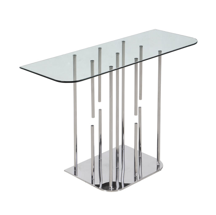 Contemporary Floating Pedestal Sofa Table 1158-ST