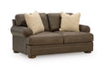 Carriage Point Loveseat - Hickory