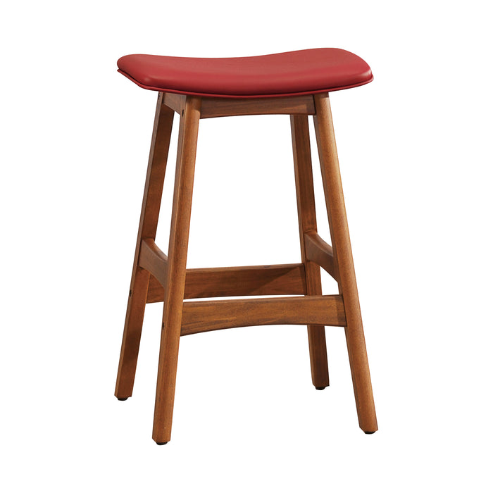 Ride Counter Height Stool, Matt Red