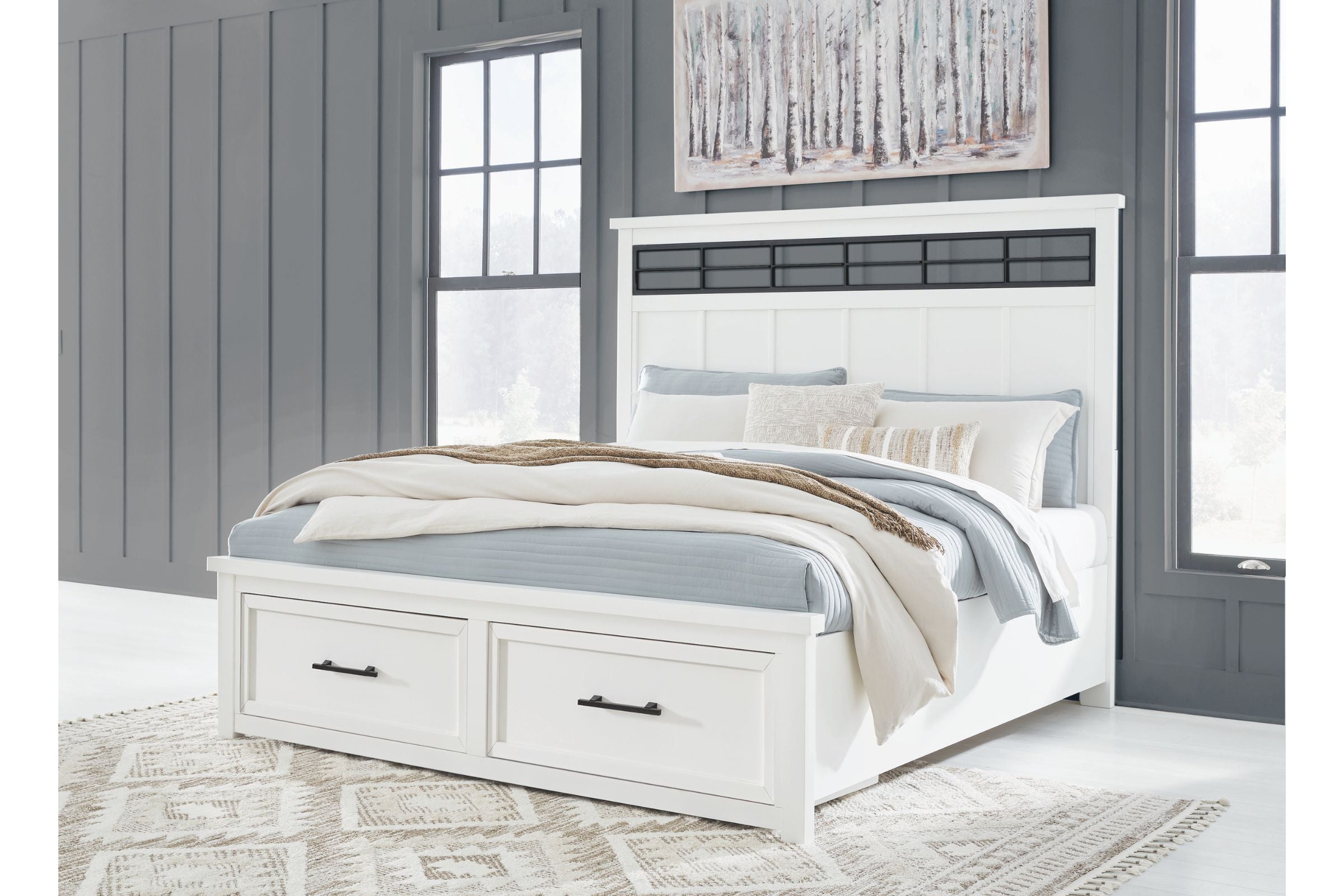 Ashbryn Panel Storage Bed