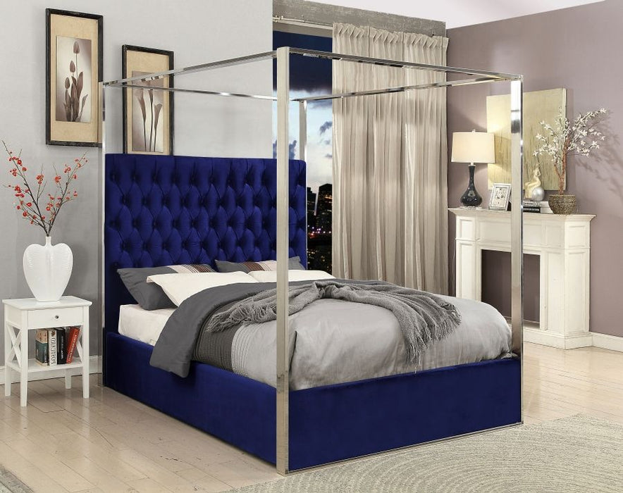 Porter Velvet Upholstered Bed