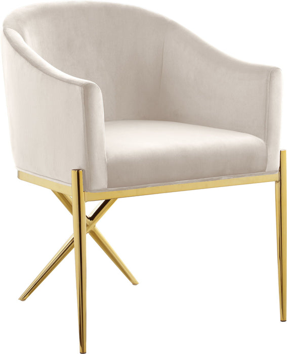 Xavier Velvet Upholstered Dining Chair