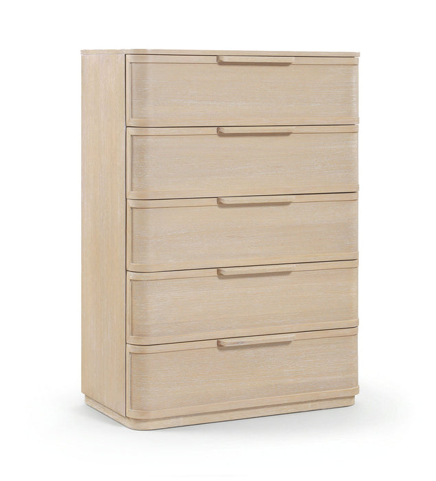 Cajonera de madera maciza con enchapado de roble Tiberio