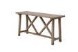 Two Harbors 72in Rect Counter Table Old Wood