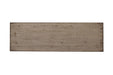 Two Harbors 72in Rect Counter Table Old Wood