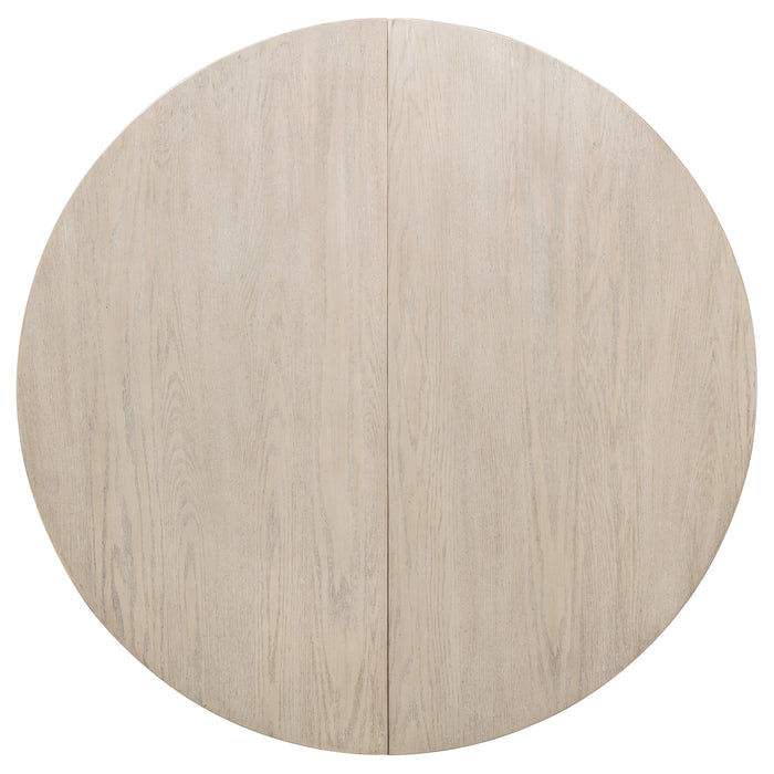 Orrison Oval 62-inch Wood Extension Leaf Dining Table Linen