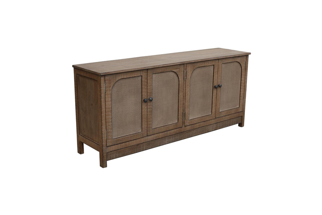 Blake 4D Cabinet Antique Natural / Rattan