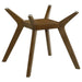 Paxton Square Wood Dining Table Base Brown