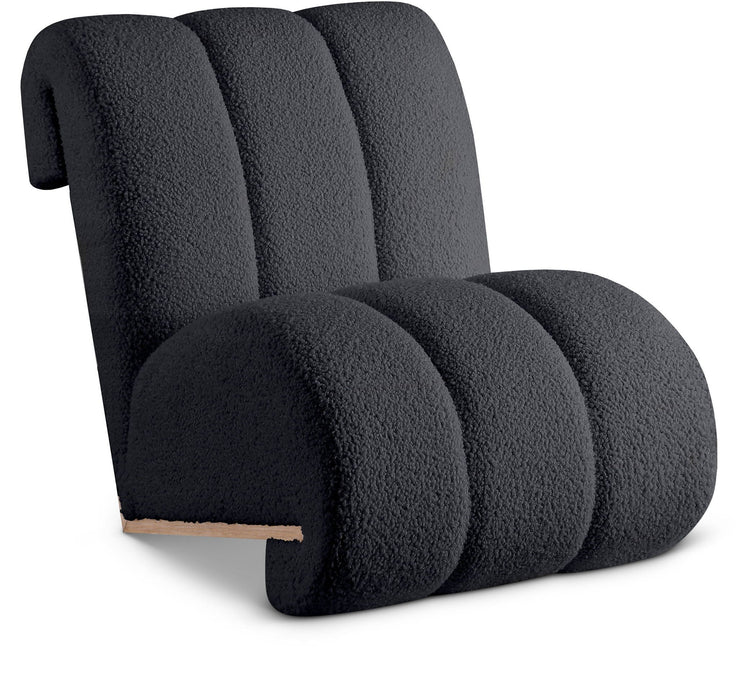 Swoon Faux Sheepskin Upholstered Accent Chair
