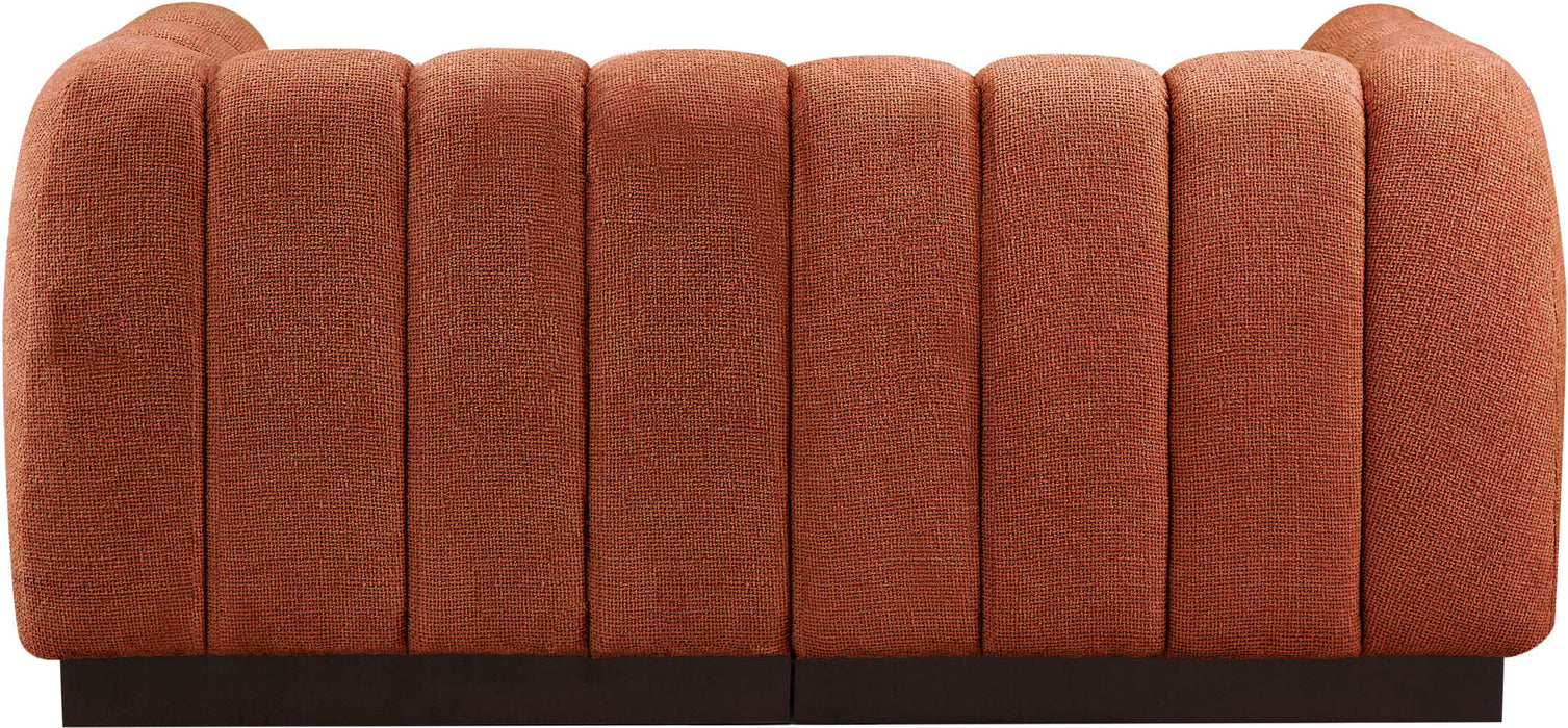 Quinn 69" Chenille Fabric Upholstered 2pc. Modular Loveseat