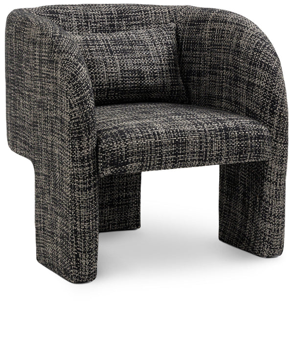 Sawyer Weaved Fabric Upholstered Accent Chair