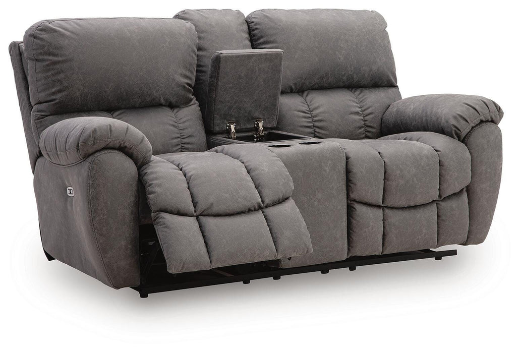 Bakerstein Power Reclining Loveseat with Console - image 5