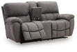 Bakerstein Power Reclining Loveseat with Console - image 5