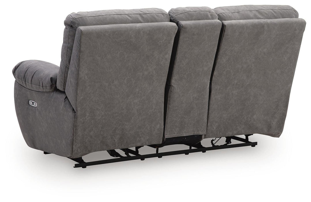 Bakerstein Power Reclining Loveseat with Console - image 7