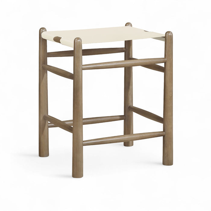 Santos Vegan Leather Upholstered Counter Stool