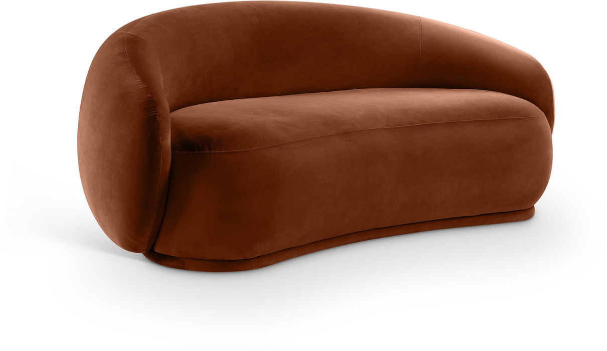 Loveseat tapizado de terciopelo Emery de 77"