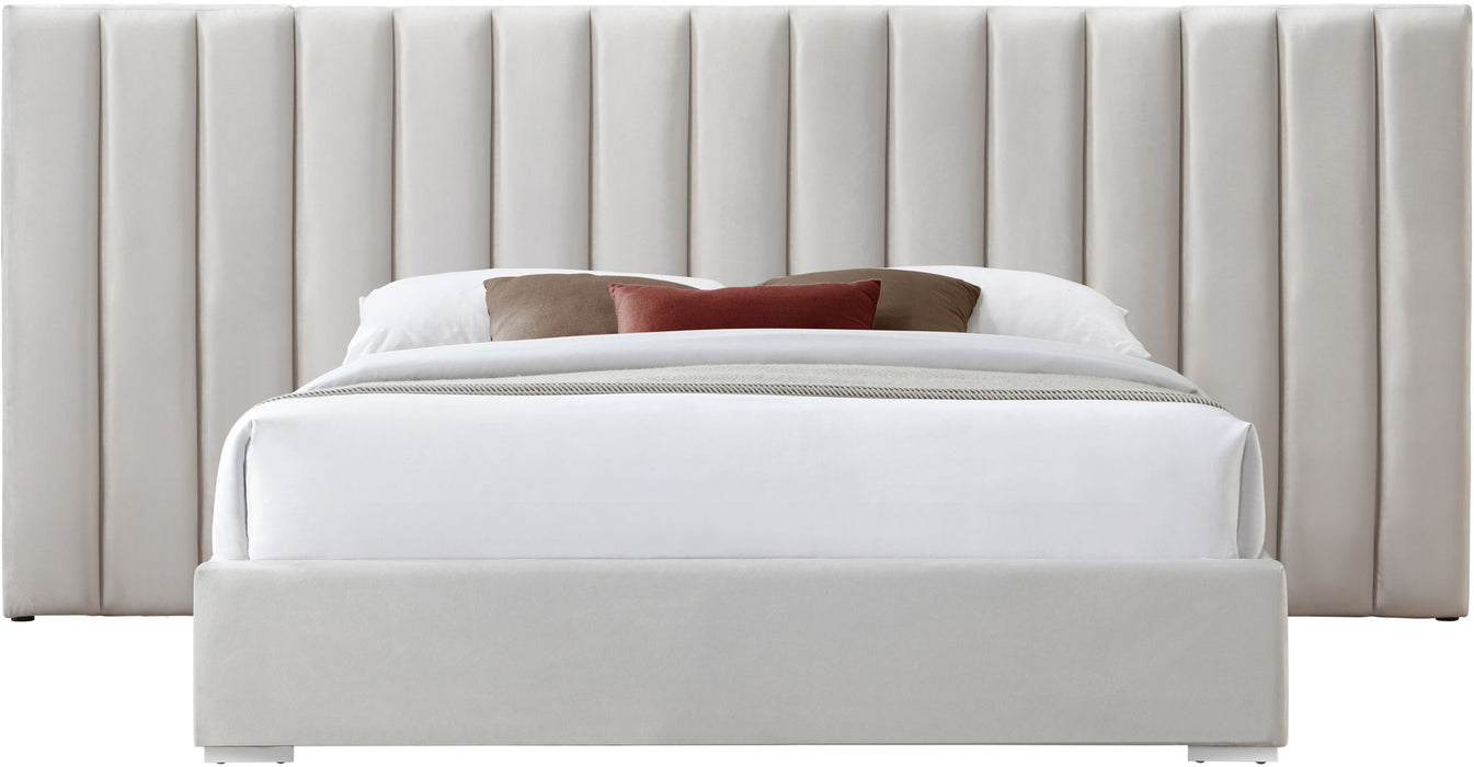 Pablo Velvet Upholstered Bed