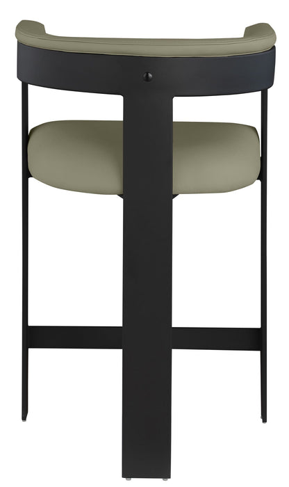 Romeo Vegan Leather Upholstered Counter Stool