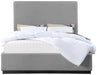 Alfie Linen Textured Fabric Upholstered Bed
