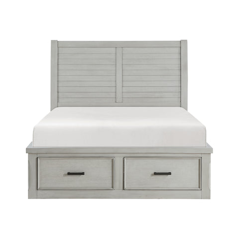 Willowbrook Platform Bed with Storage Footboard and Side Rails