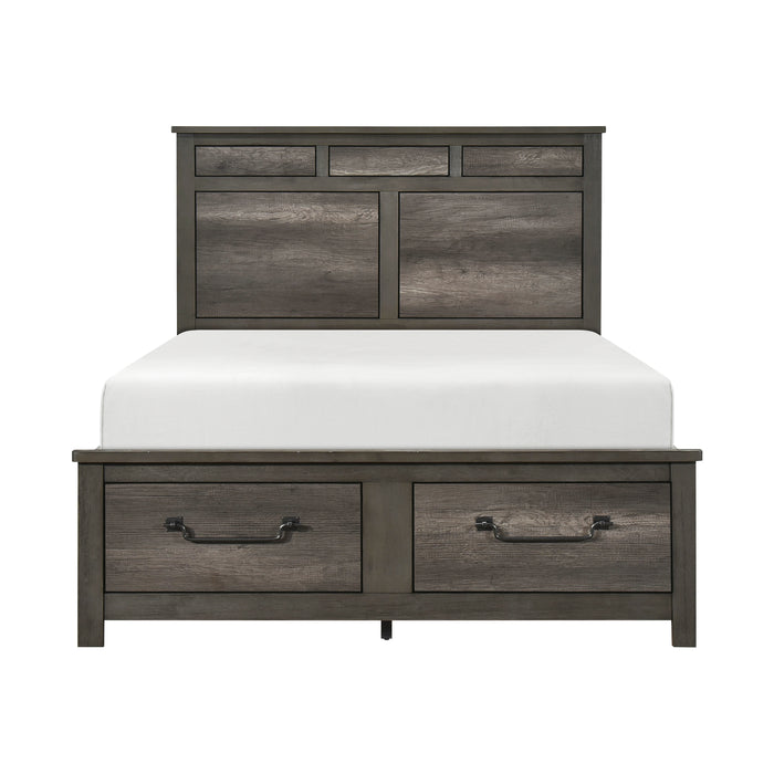 Lenior Platform Bed with Footboard Storage - California King