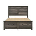 Lenior Platform Bed with Footboard Storage