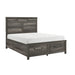 Lenior Platform Bed with Footboard Storage