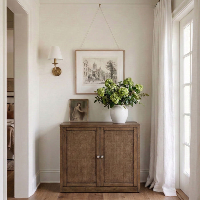 Vero Cane, Solid Wood And Oak Veneer 5pc. Sideboard/Buffet
